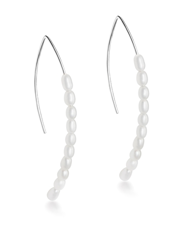 Long Pearl Earrings